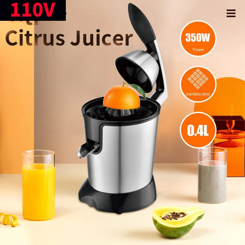 Electric Stainless Steel Citrus Juicer (400ML)
