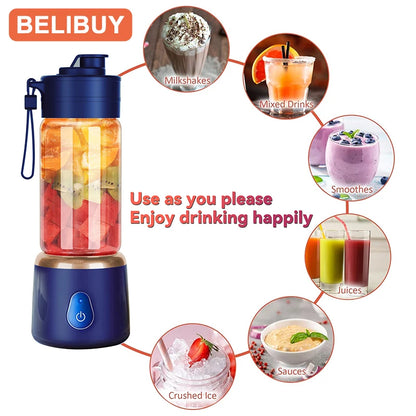 Portable USB Smoothie Blender (600ML)