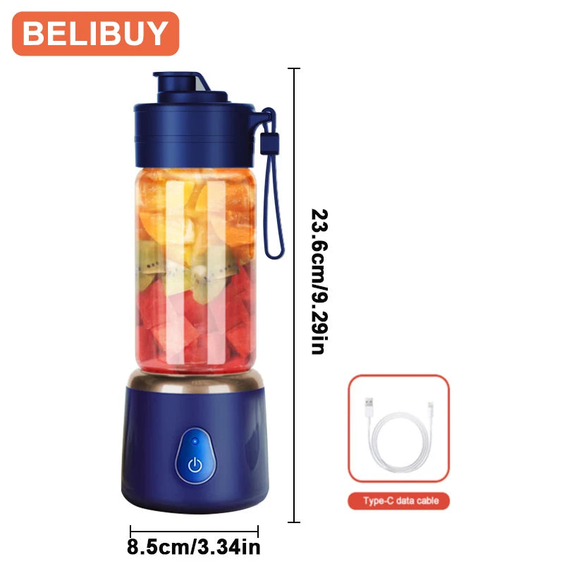 Portable USB Smoothie Blender (600ML)