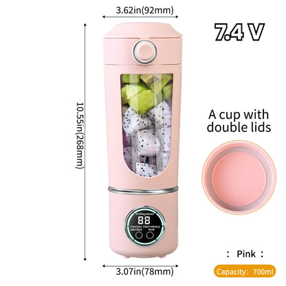 Portable 12-Blade Smoothie Blender (700ML)